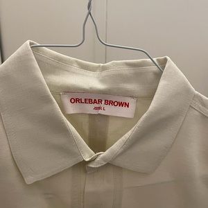 Amazing Orlebar Brown stone color shirt!